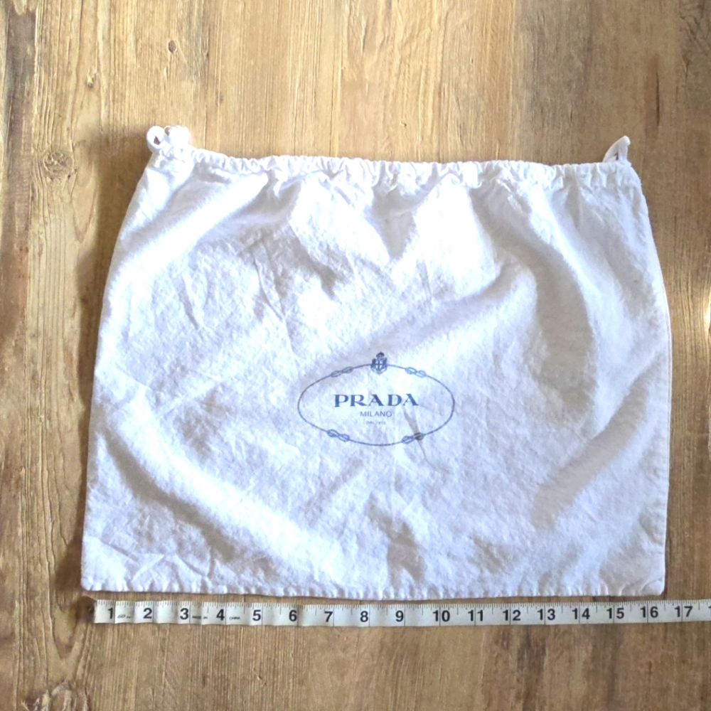 Prada White Dust Bag